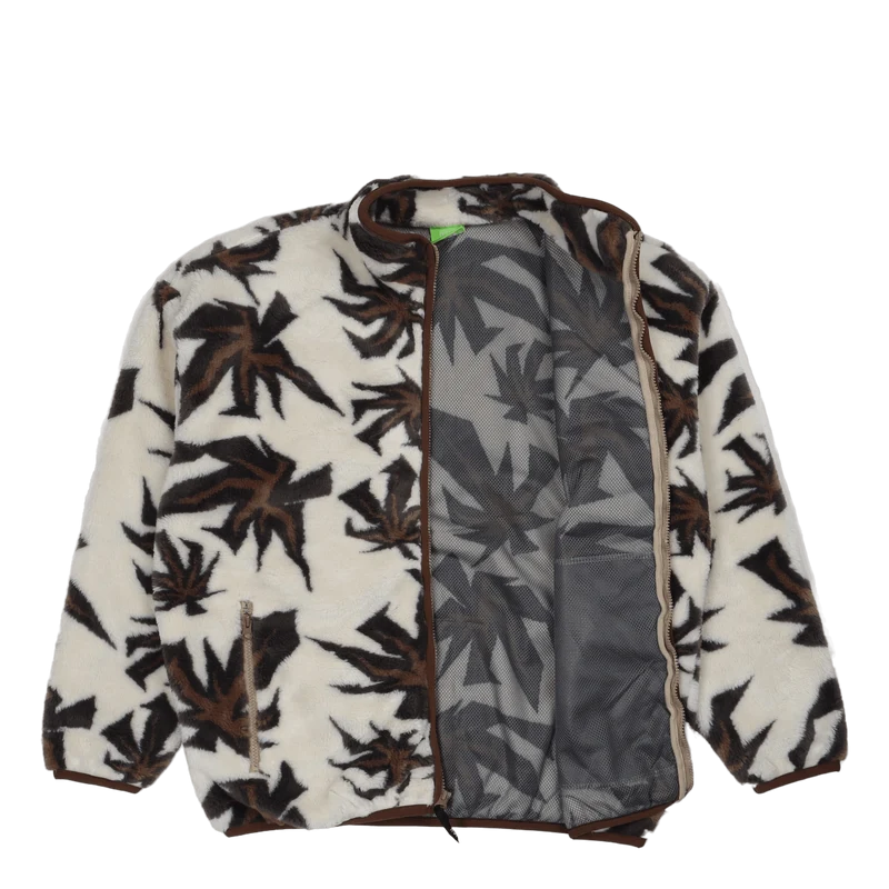 Lowell Jacquard Sherpa Zip Natural