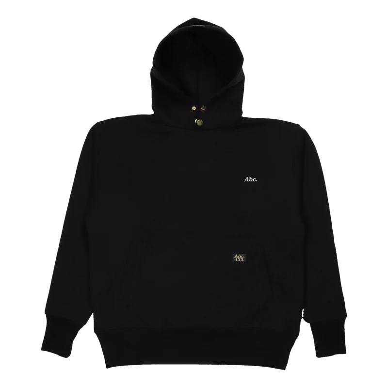 Abc. 123. Dbl Weight Pullover Anthracite Black