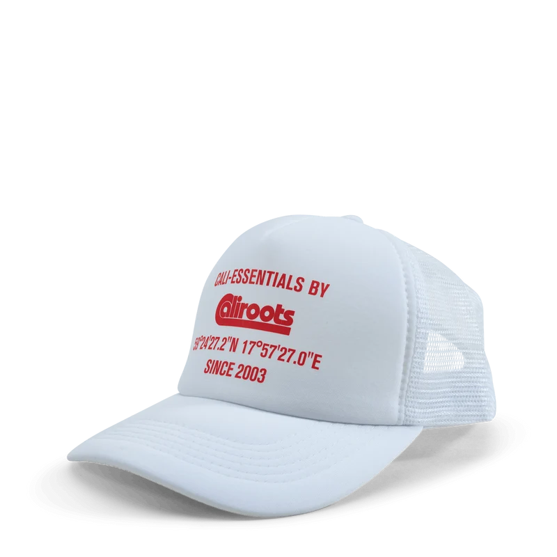 Cali Trucki Cap Gps White/white