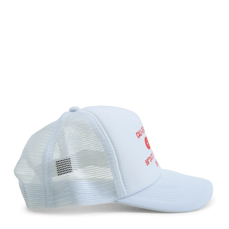 Cali Trucki Cap Gps White/white