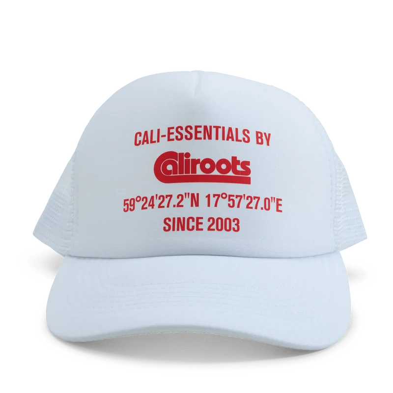 Cali Trucki Cap Gps White/white