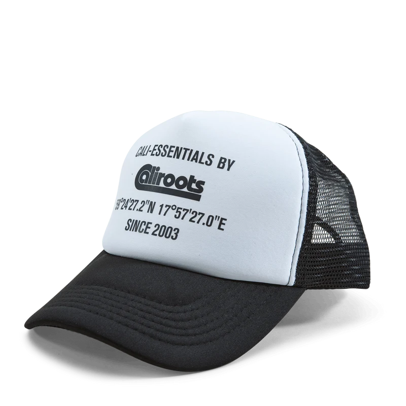 Cali Trucki Cap Gps White/black