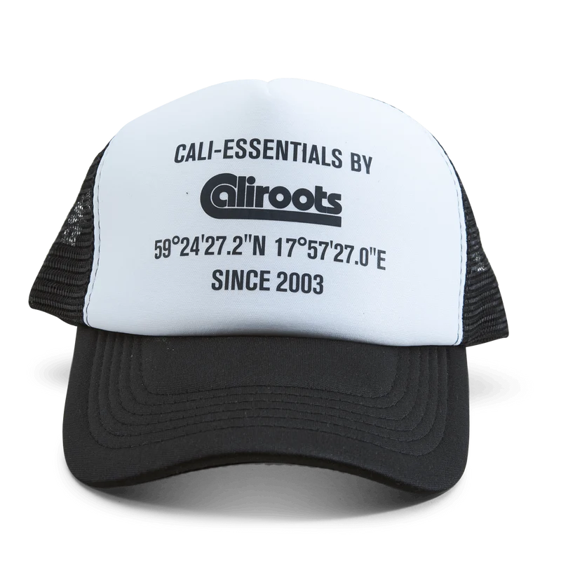 Cali Trucki Cap Gps White/black