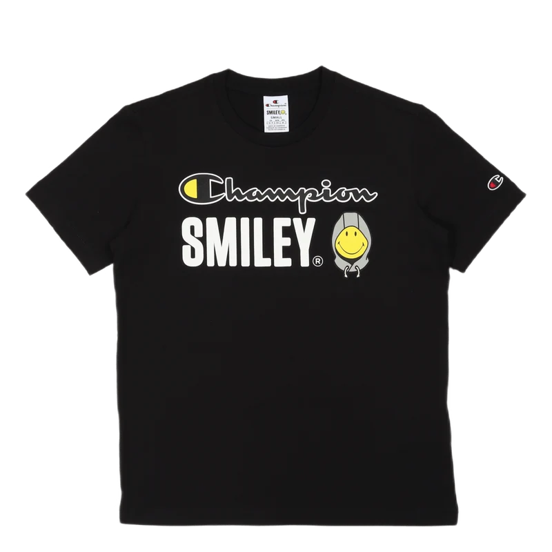 Champion X Smiley - Crewneck T Black Beauty