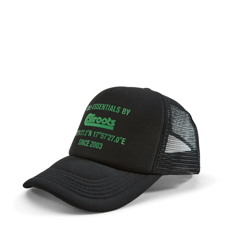 Cali Trucki Cap Gps Black/black