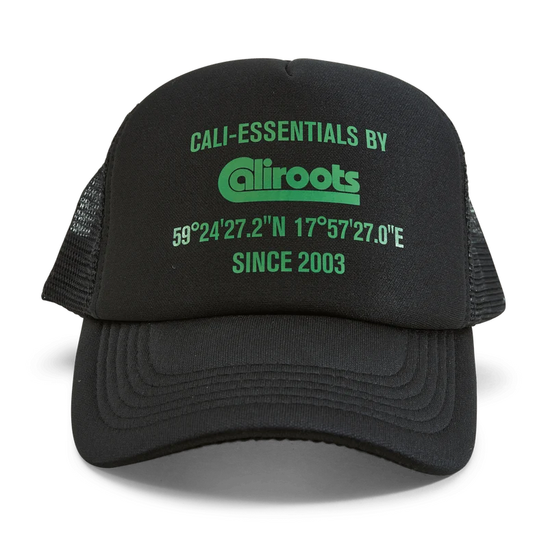 Cali Trucki Cap Gps Black/black