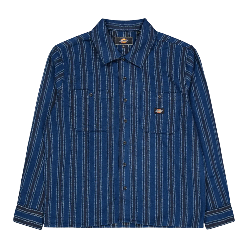 Hope Stripe Shirt Western Stripe Dark