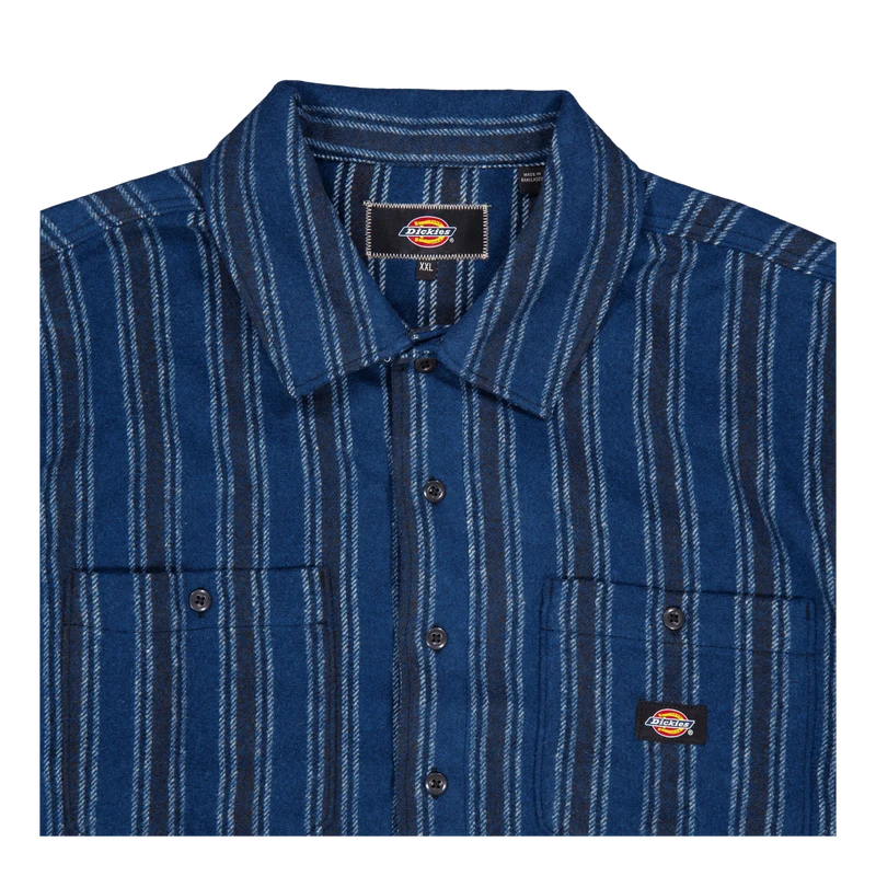 Hope Stripe Shirt Western Stripe Dark
