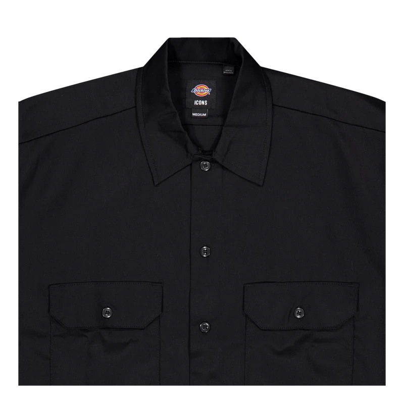 Work Shirt Ls Rec Black