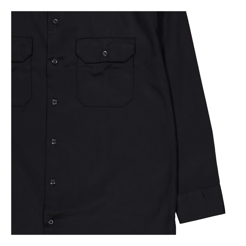 Work Shirt Ls Rec Black