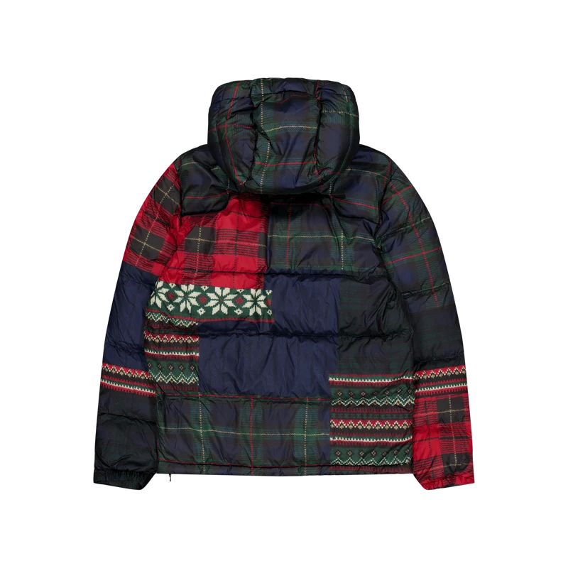 Polo Ralph Lauren Printed Water-Repellent Down Jacket Patchwork Print