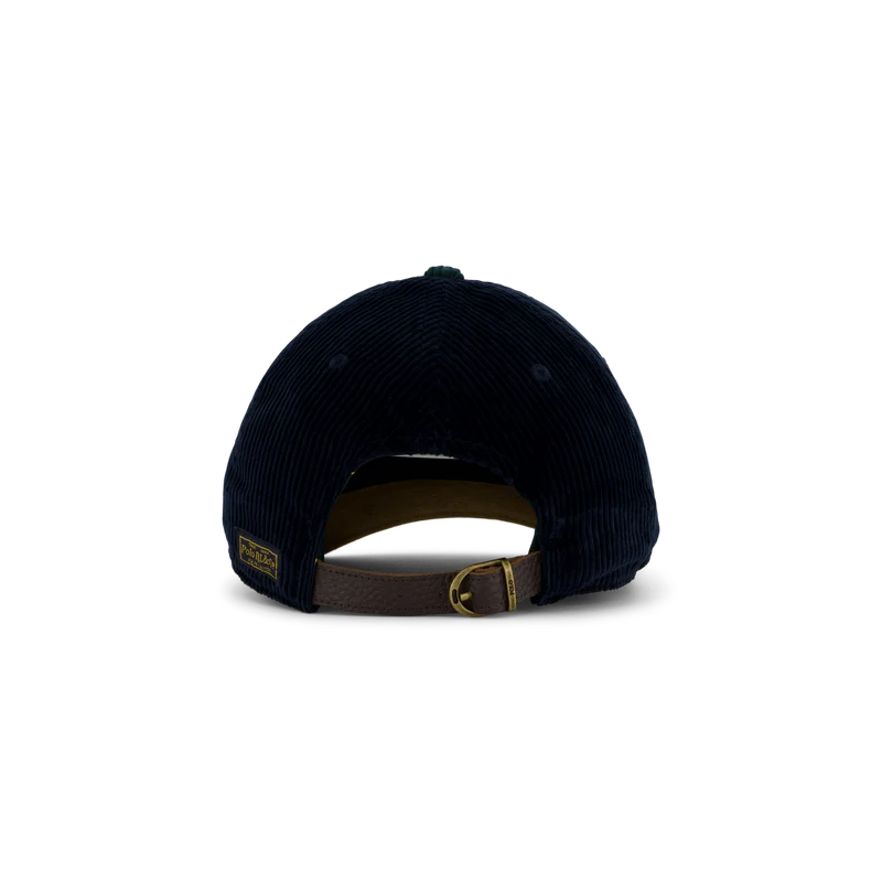 Suede-Bill Corduroy Ball Cap College Green/Aviator Navy