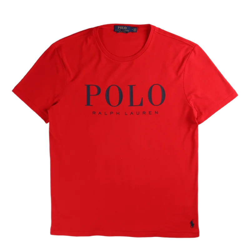 Custom Slim Fit Logo Jersey T-Shirt Rl 2000 Red