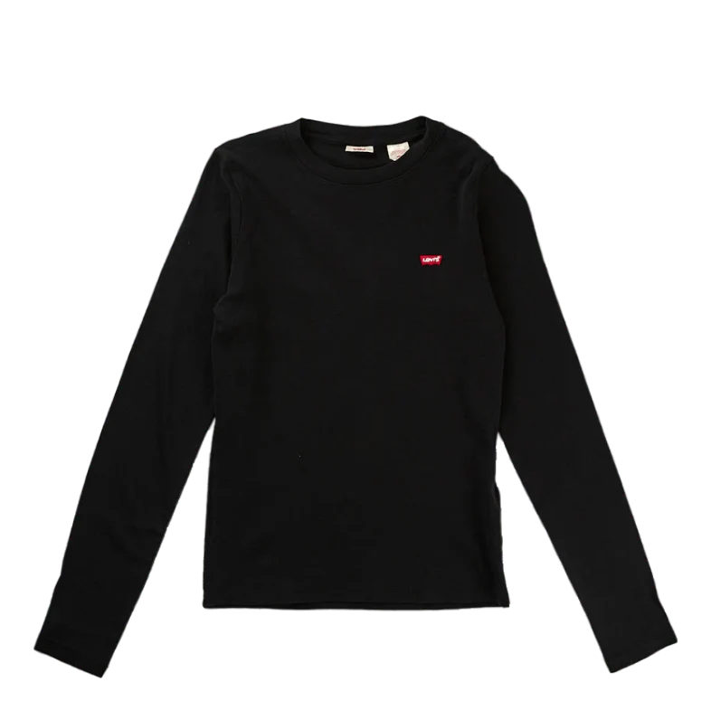 Ls Baby Tee Caviar Blacks