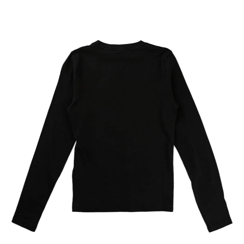 Ls Baby Tee Caviar Blacks