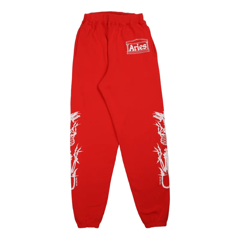 Skeletor Dragon Sweatpant Red