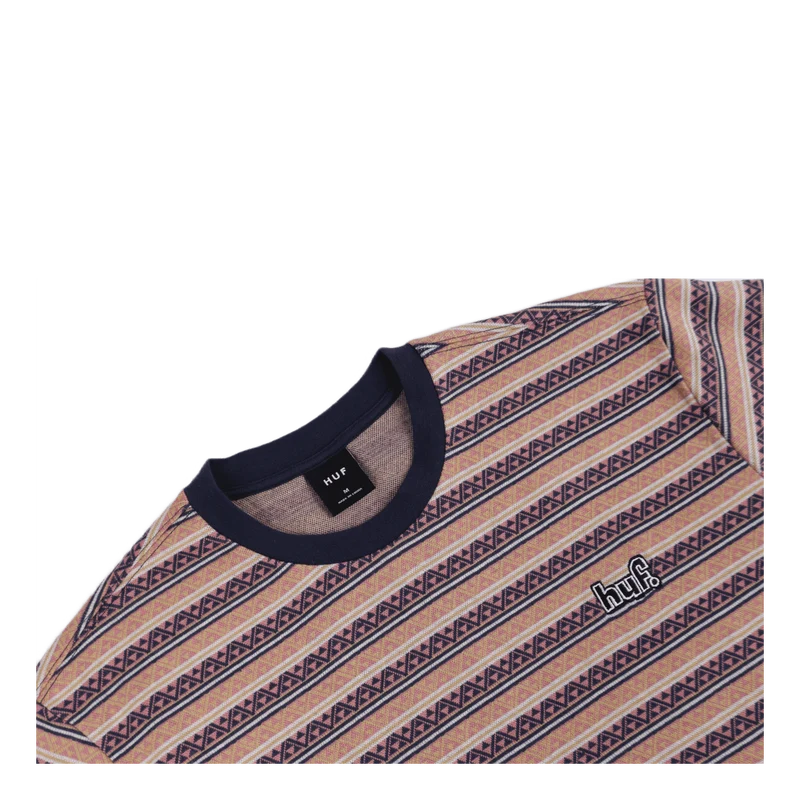Allen S/s Knit Top Dusty Rose