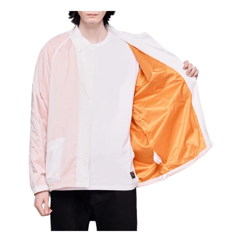 Transparent Coach Jacket Orange