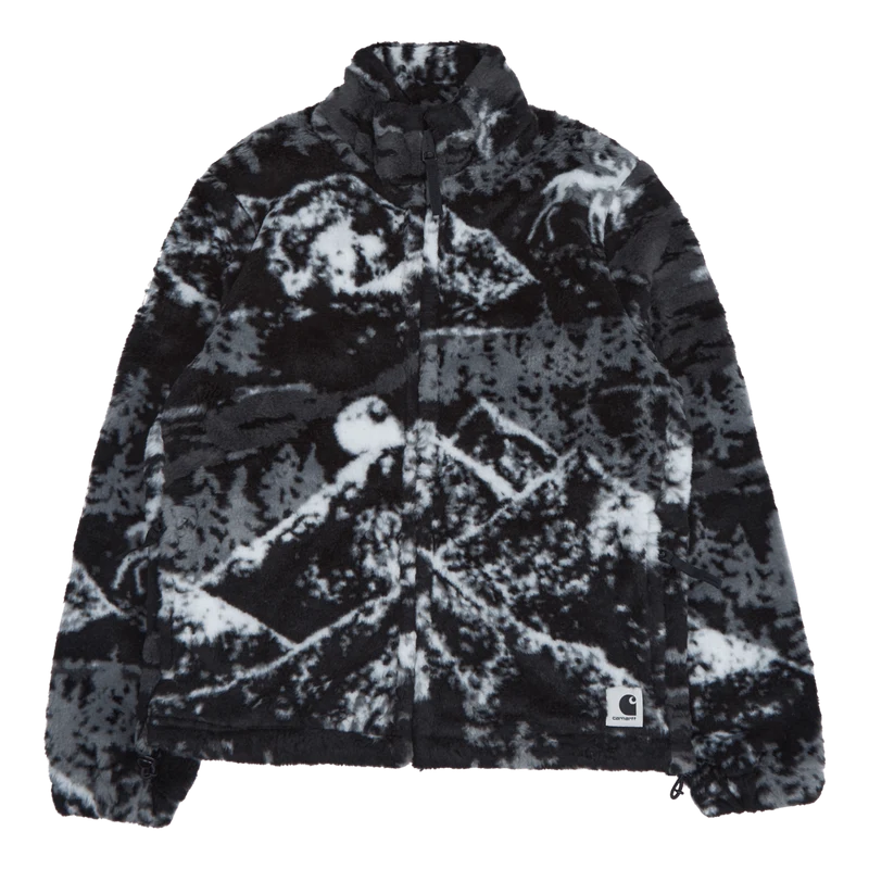 W' High Plains Liner 60/40% Po High Plains Jacquard, Black