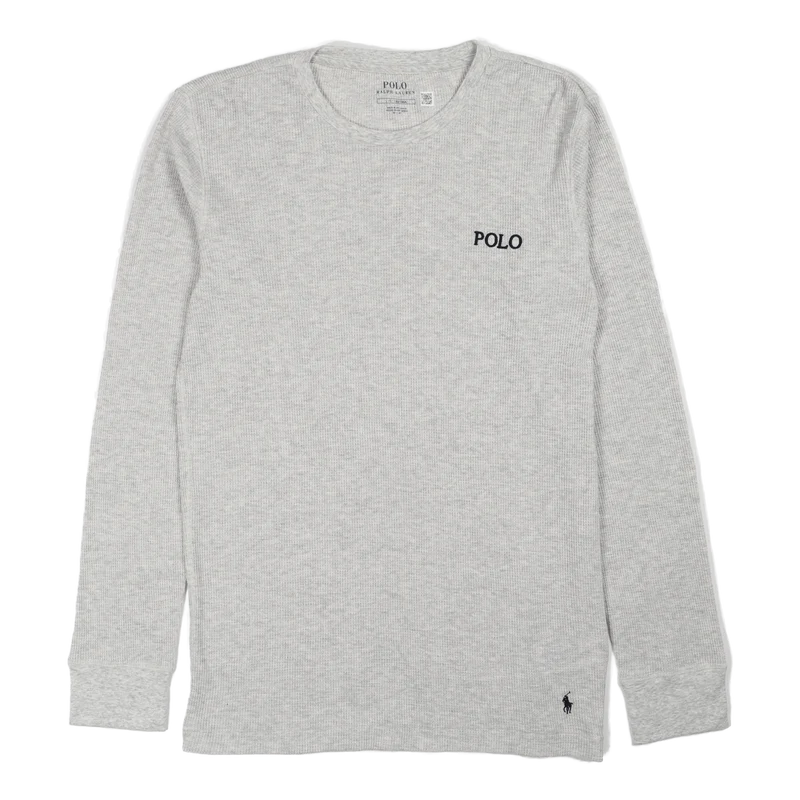 Waffle-Knit Sleep Shirt English Heather