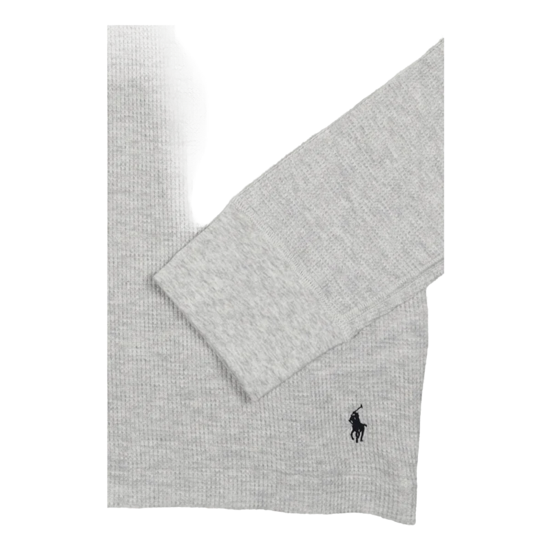 Waffle-Knit Sleep Shirt English Heather