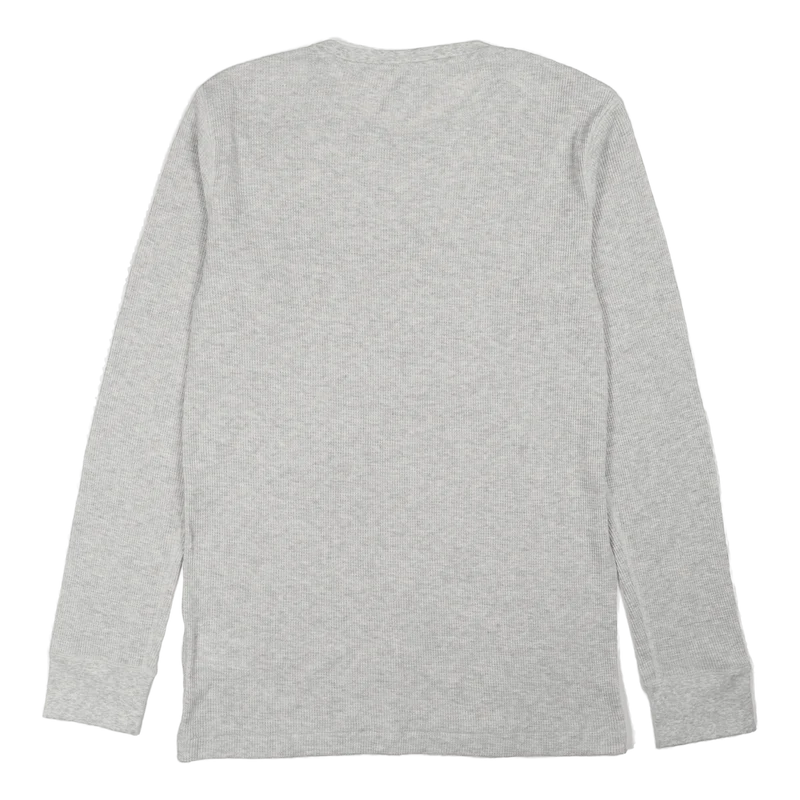 Waffle-Knit Sleep Shirt English Heather