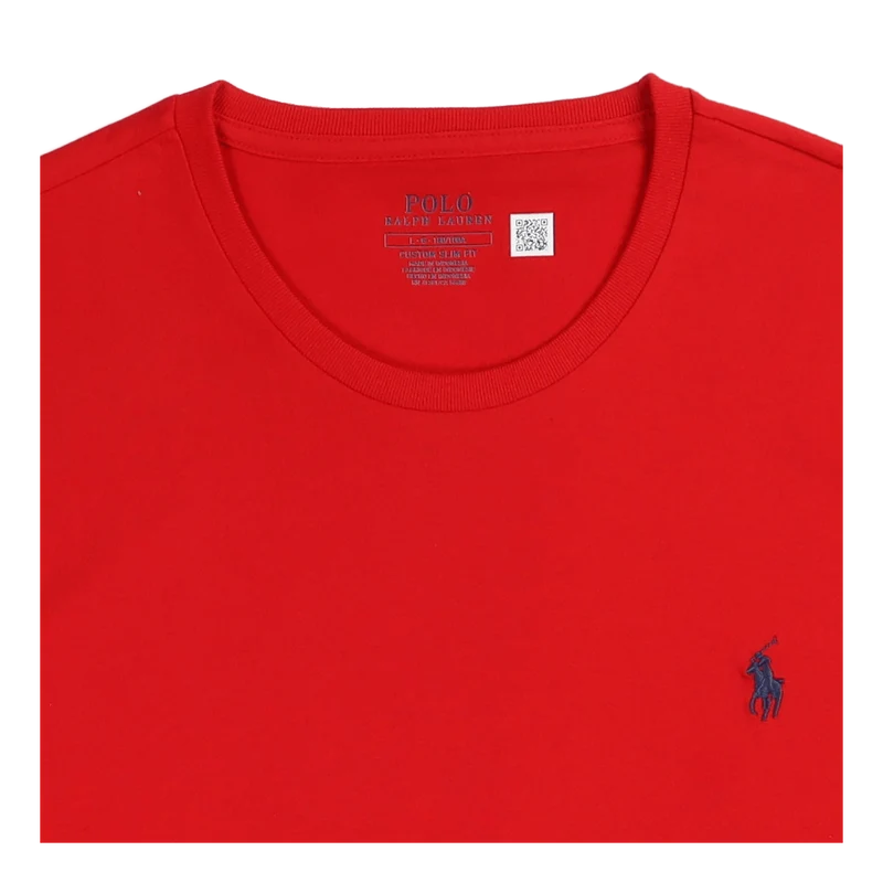 Custom Slim Fit Jersey Crewneck T-Shirt Rl2000 Red