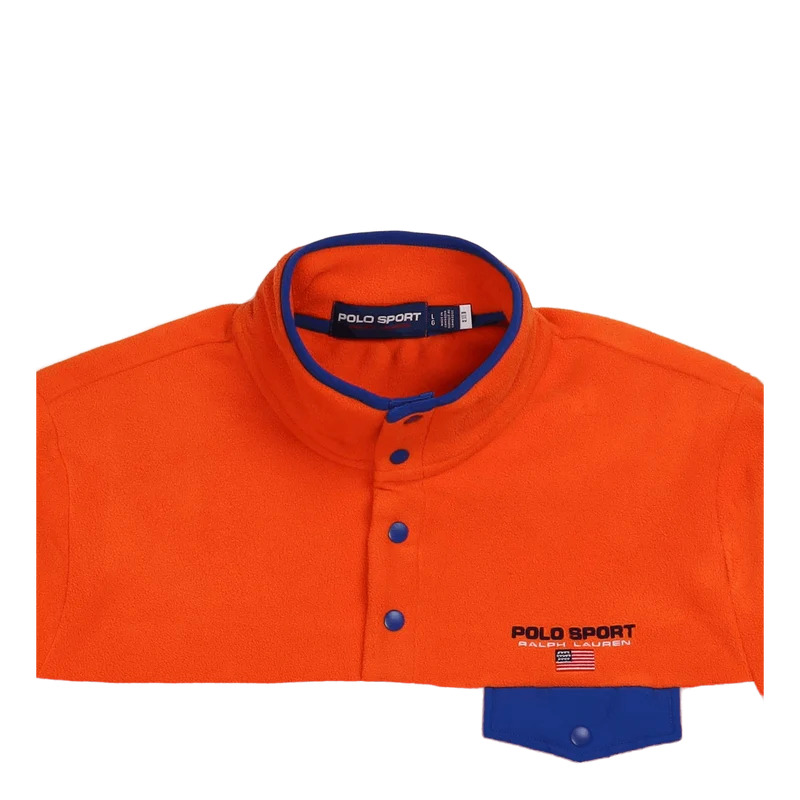 Polo Sport Fleece Sweatshirt Coastal Orange Multi