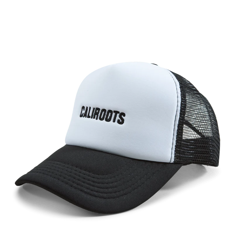 Cali Trucki Cap Embro White/black