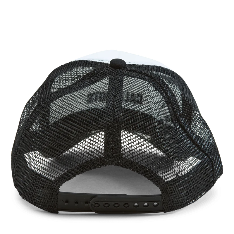 Cali Trucki Cap Embro White/black