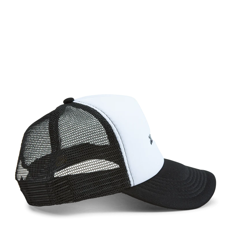 Cali Trucki Cap Embro White/black