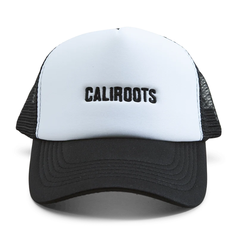 Cali Trucki Cap Embro White/black