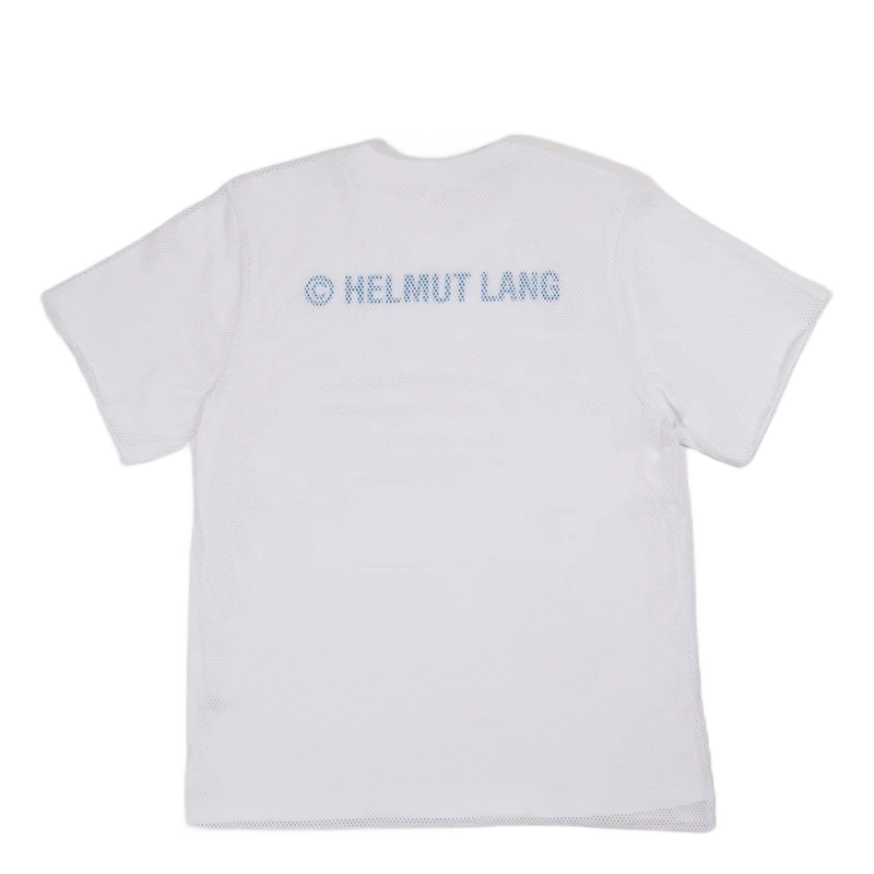 Trapunto Mesh Tee White