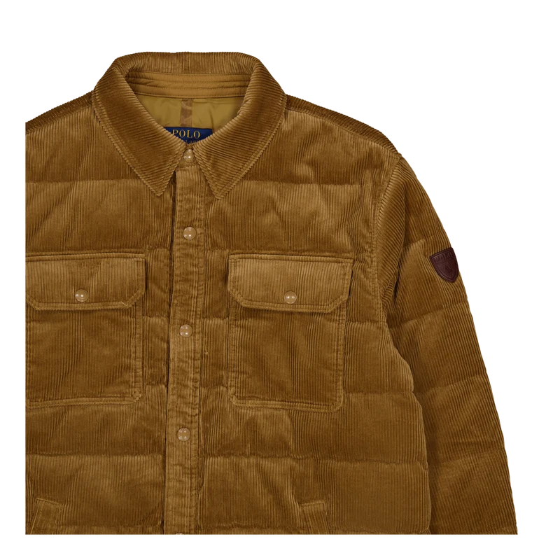 Quilted Corduroy Down Jacket Dispatch Tan