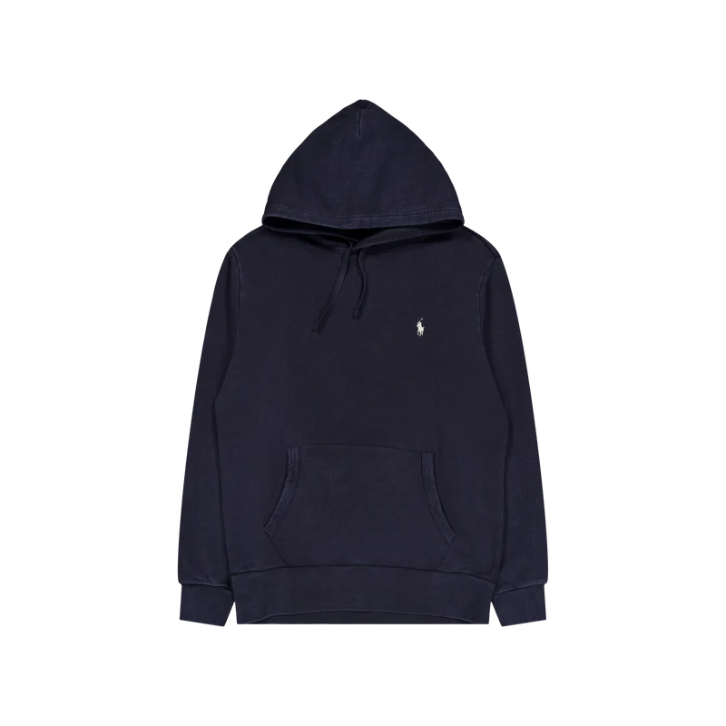 Loopback Fleece Hoodie Faded Black Canvas