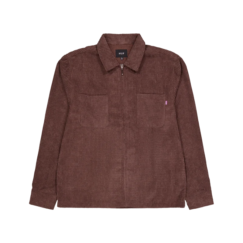 Cornelius Zip Shirt Eggplant