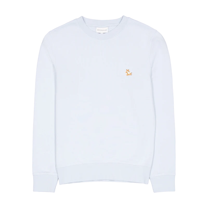 Chillax Patch Regular Sweatshi Sky Blue