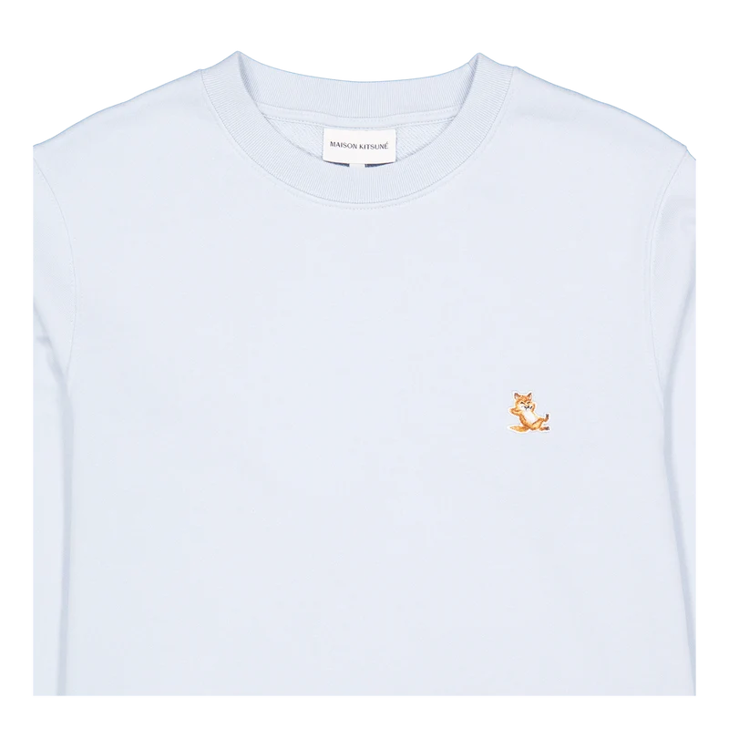 Chillax Patch Regular Sweatshi Sky Blue