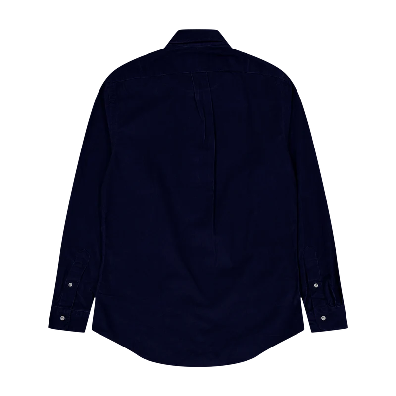Custom Fit Corduroy Shirt Newport Navy