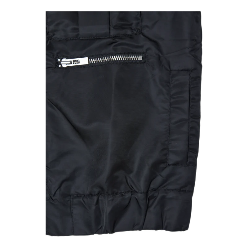 Padded Vest Faded Black