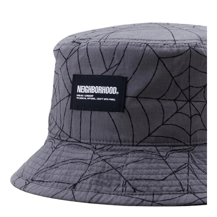 Spiderweb Bucket Hat Gray
