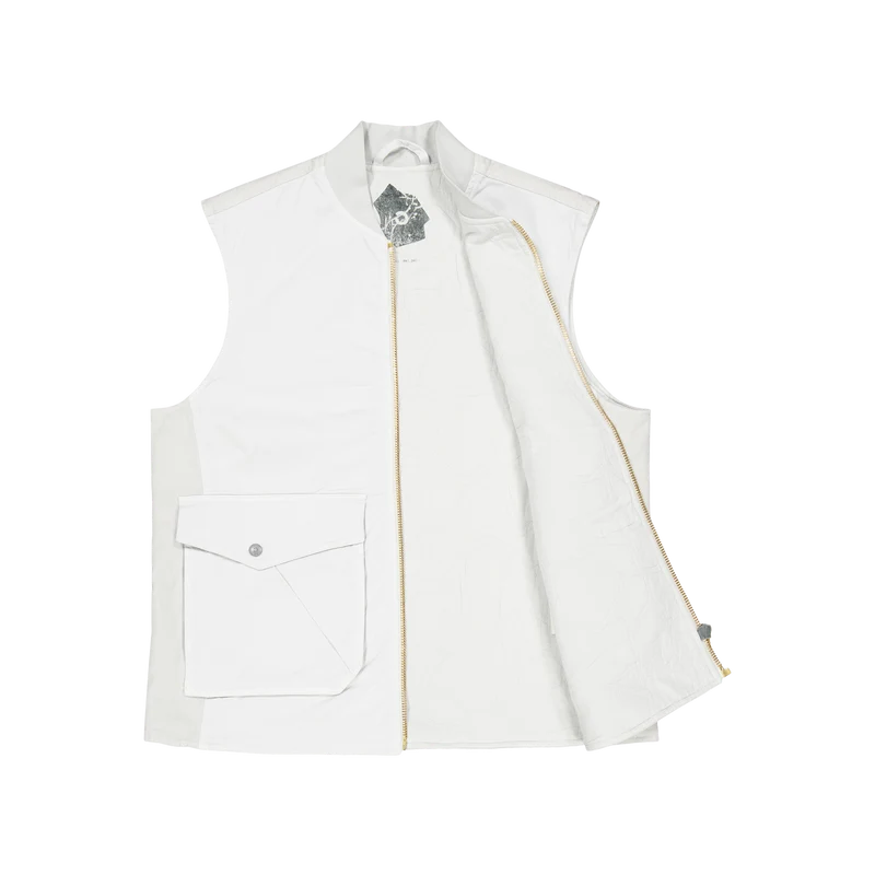 Cargo Vest Pale Grey