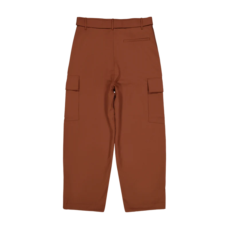 Tjcu Wide Fit Cargo Trousers Pumpkin Paradise