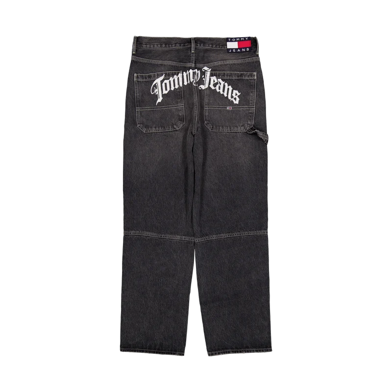 Aiden Baggy Jean Printed Dg708 Denim Black