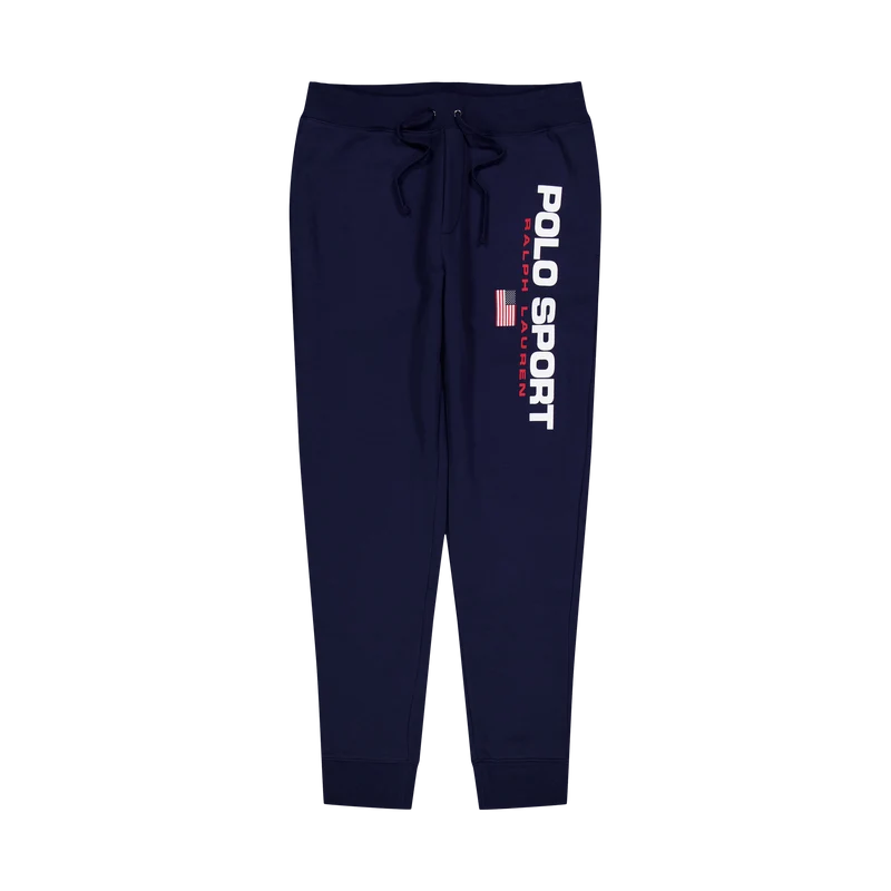 Polo Sport Fleece Jogger Pant Cruise Navy / White