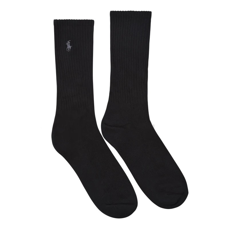 Cotton-Blend Crew Sock 6-Pack Black