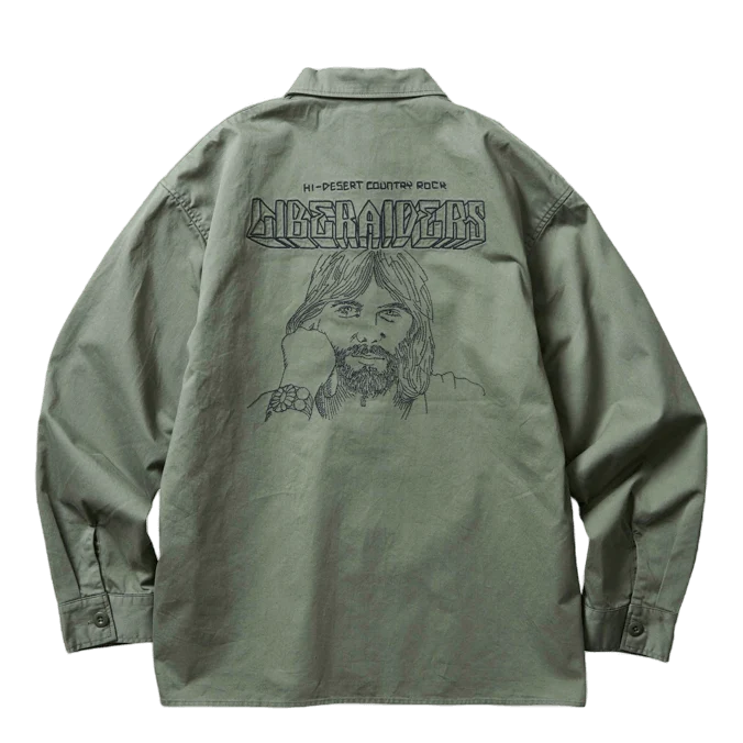 Garmentdyed Army Shirt Olive