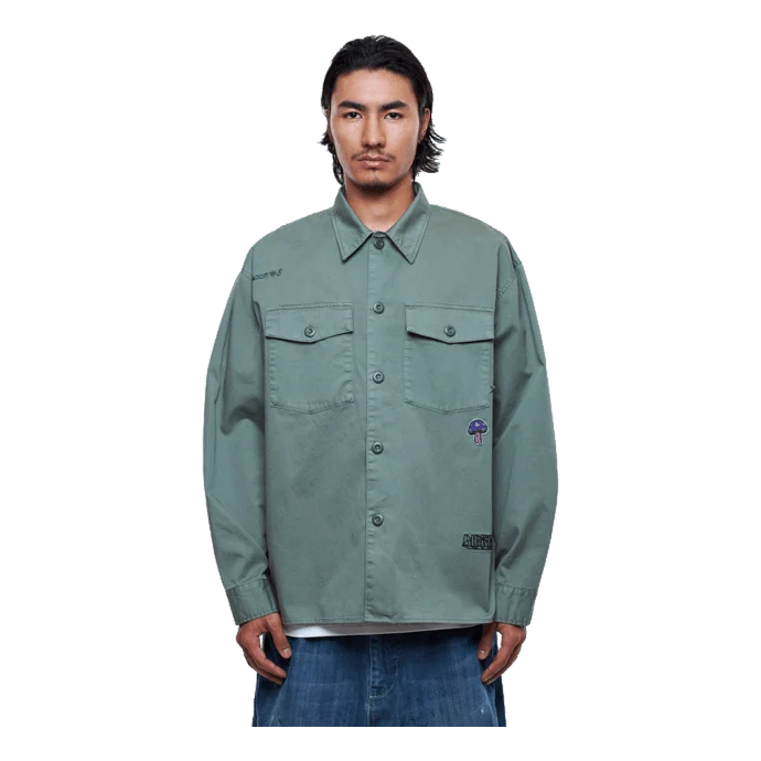 Garmentdyed Army Shirt Olive