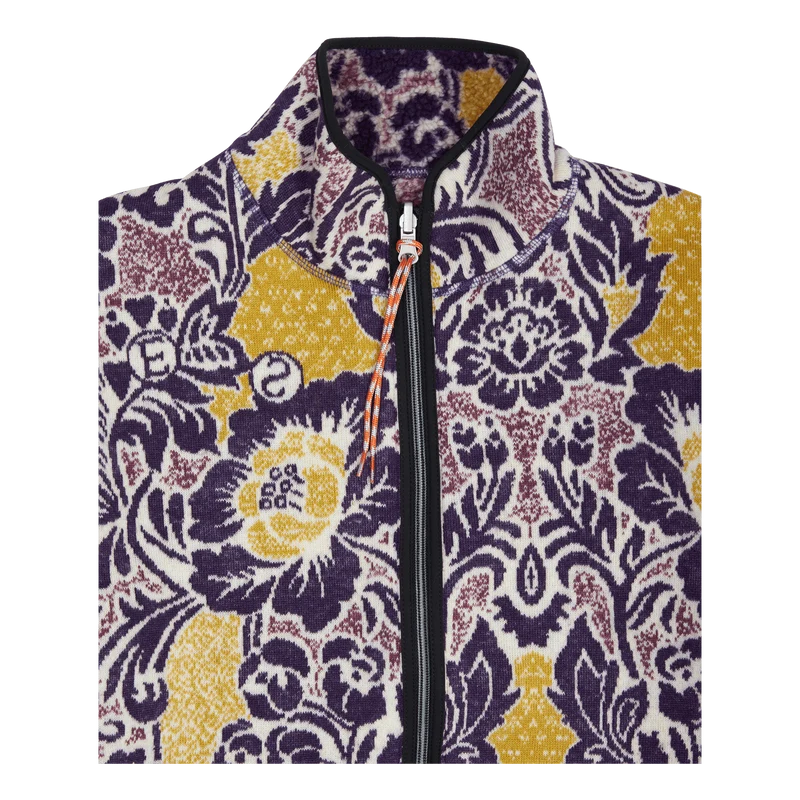 Fleur Fleece Zip Through Multi