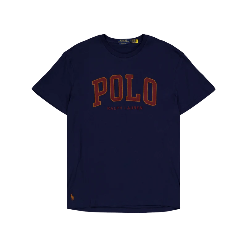 Classic Fit Logo Jersey T-Shirt Cruise Navy